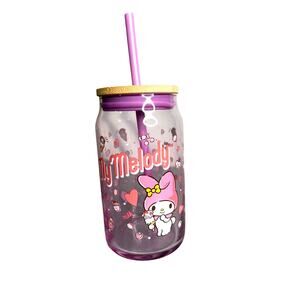 Hello Kitty and Friends MY MELODY Tumbler with Bamboo Lid-NIB‎